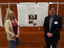 This is a picture of Cynthia Juniper and Thomas Boswell at the City of Austin-UT Austin ILA Showcase and Workshop in September 2023.