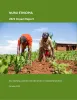 This is the report cover for Nuru Ethiopia 2023 Impact Report. It shows two Ethiopian farmers working in a field of an unknown crop.