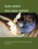 Nuru Kenya 2022 Dairy Report This is the report cover for Nuru Kenya 2022 Dairy Report. It shows a local man milking a cow.