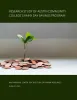 Research Study of Austin Community College’s Rainy Day Savings Program cover This is the report cover for Research Study of Austin Community College’s Rainy Day Savings Program. It shows saplings sprouting from a pile of coins.