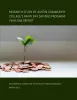 This is the report cover for Research Study of Austin Community College’s Rainy Day Savings Program: Year One Report. It shows a seedling sprouting from a pile of coins.