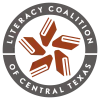 This is a logo for Literacy Coalition of Central Texas.