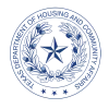 This is a logo for Texas Department of Housing and Community Affairs.