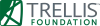 This is the Trellis Foundation logo.  The image features gray and green lettering on a white background.