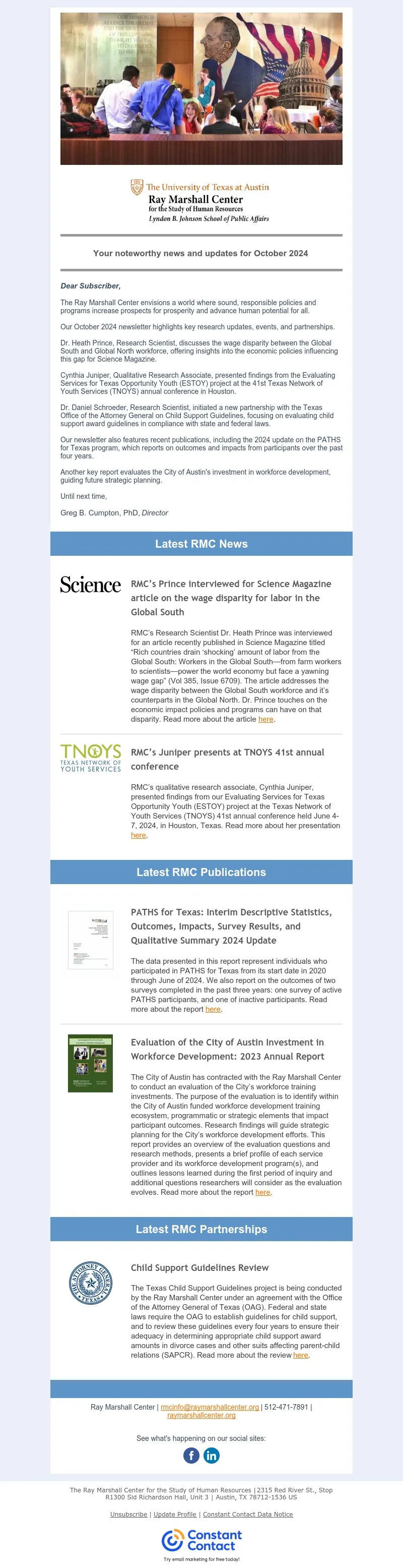 This is a mobile-friendly picture of Newsletter Issue 36 from October 2024.