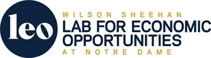 This is a logo for Wilson Sheehan Lab For Economic Opportunities at Notre Dame.