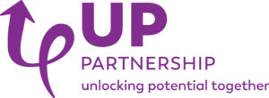 This is a logo for UP Partnership.