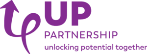 This is a logo for UP Partnership.