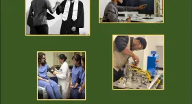 This is the report cover for Evaluation of the City of Austin Investment in Workforce Development: 2023 Annual Report.  It shows scenes of people in varying stages of the workforce.