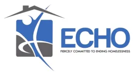This is the logo for ECHO - Ending Community Homelessness Coalition.