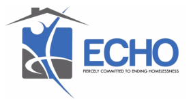 This is the logo for ECHO - Ending Community Homelessness Coalition.
