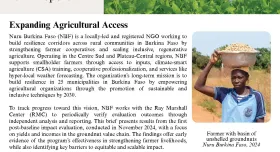 Nuru Burkina Faso 2024 Report, page 1.