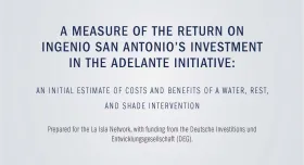 This is the report cover to the ROI on WRS Intervention.