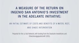This is the report cover to the ROI on WRS Intervention.