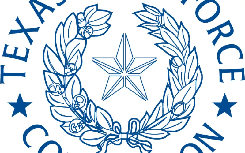 This is the logo for Texas workforce Commission.