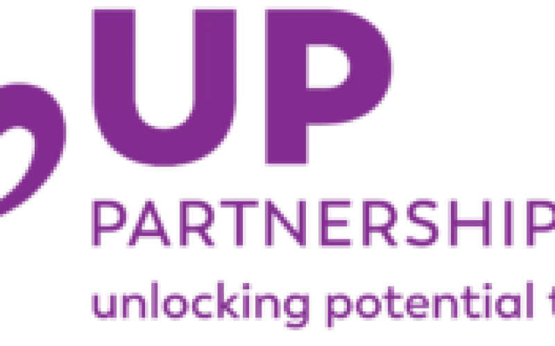 This is a logo for UP Partnership.