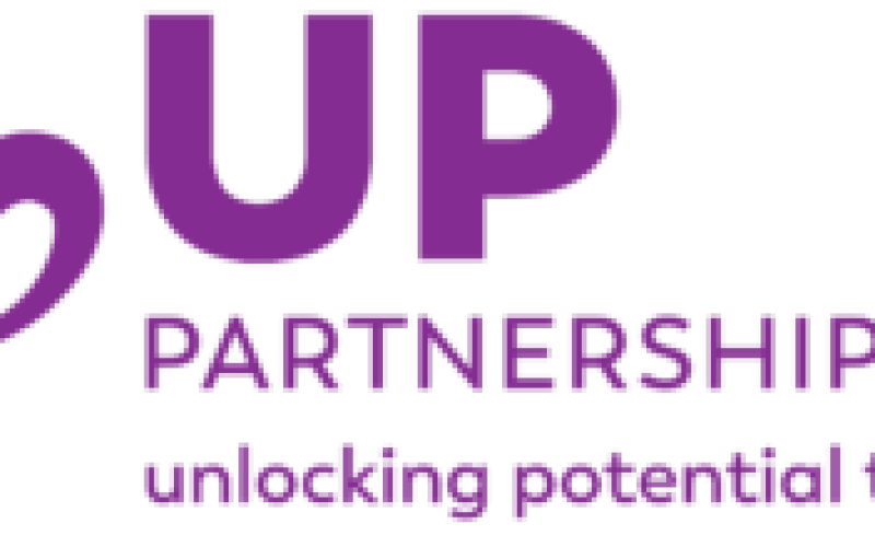This is a logo for UP Partnership.